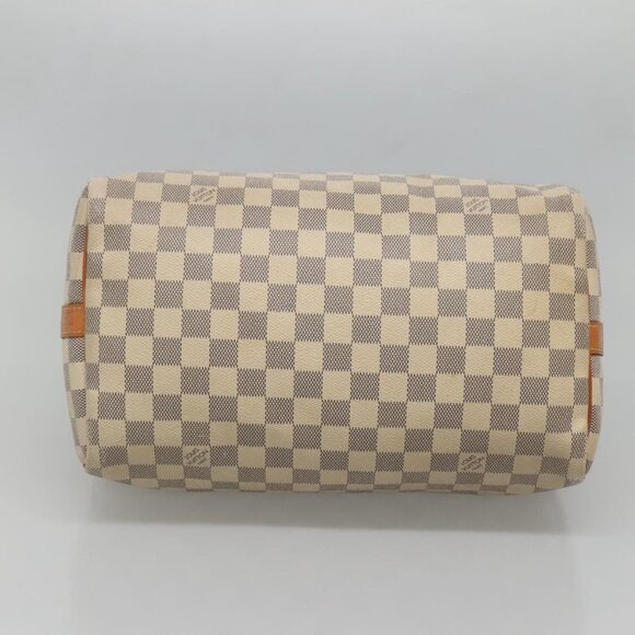 LOUIS VUITTON Damier Azur Speedy Bandouliere 30 Bag 2way N41052 LV Auth 130986 - Picture 6 of 16
